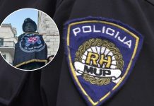 Ujevića ogrnuo zastavom HOS-a: Očekuje ga 4000 eura kazne